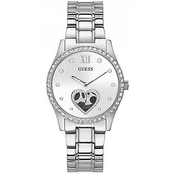 Guess be loved Quartz Analog Women's Watch with Stainless Steel Bracelet GW0380L1