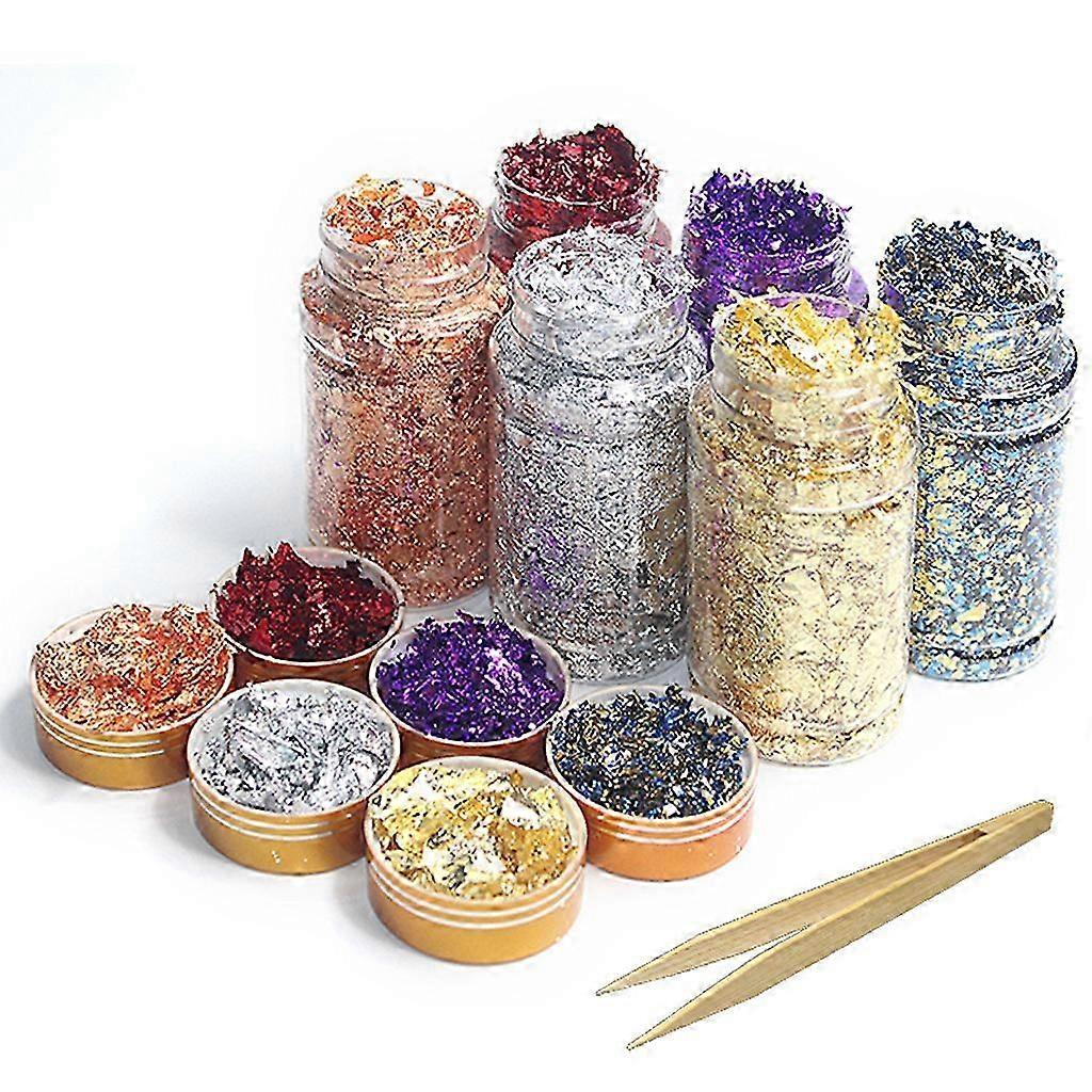Luxury Metallic Foil Flakes Set