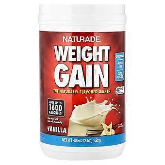 Naturade, Przyrost masy ciała, Wanilia, 2,5 funta (1,2 kg)