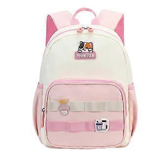 Toddler Backpack for Girls 35 Years, 12 Inch Pink Kids School Backpack with Chest Strap and MultiPocket Design