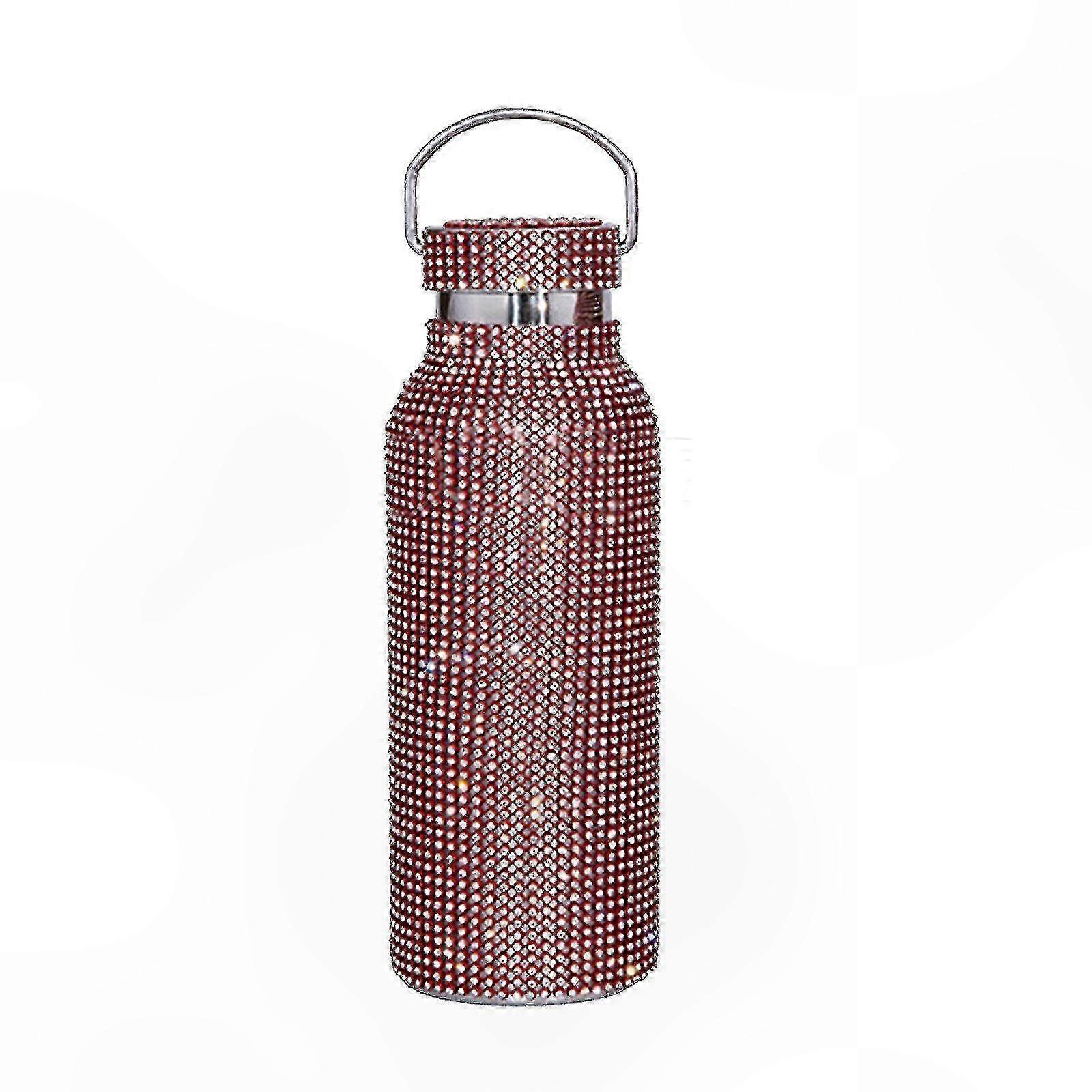 Glossy Rhinestone Vacuum Insulated Bottle