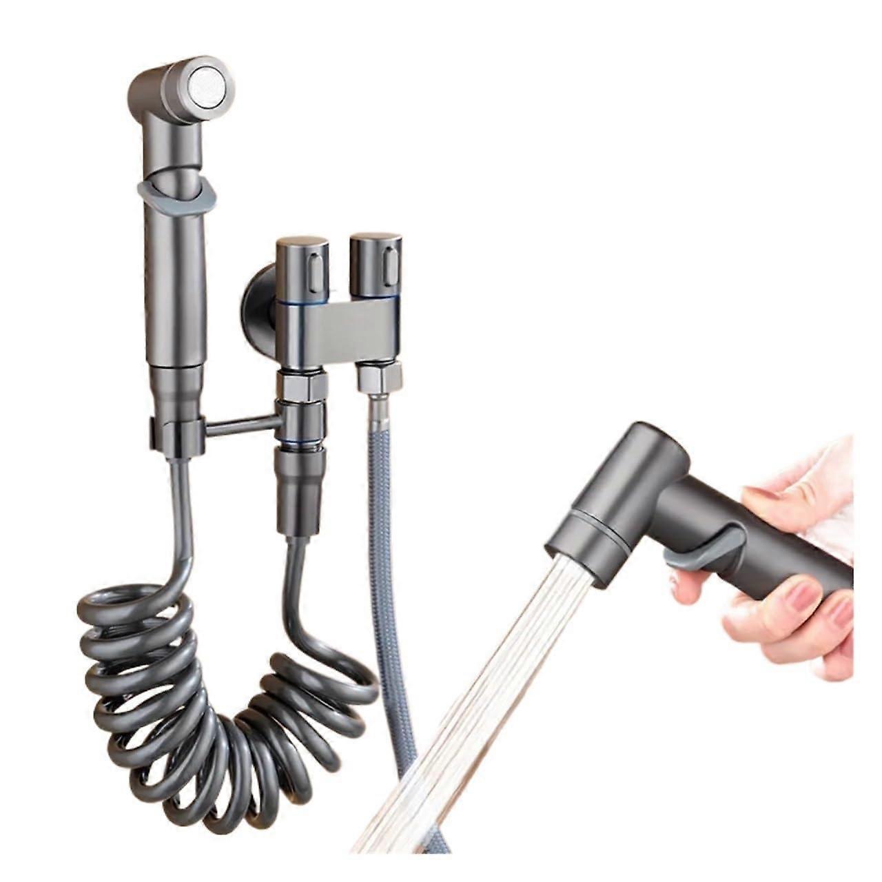 Dual Outlet Brass Bidet Cleaning Sprayer