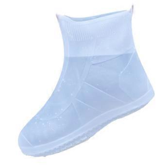 Waterproof  Shoe Covers with Zipper, Transparent Reusable NonSlip Design for Outdoor Rain