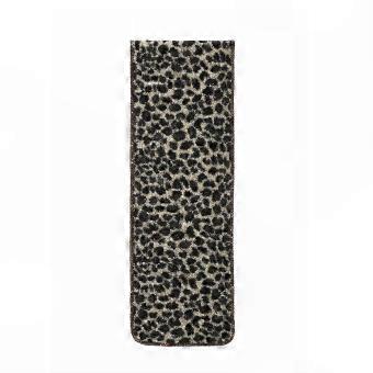 Winter Commute Scarf, Warm Leopard Neck Wrap, Lightweight & Soft Polyester