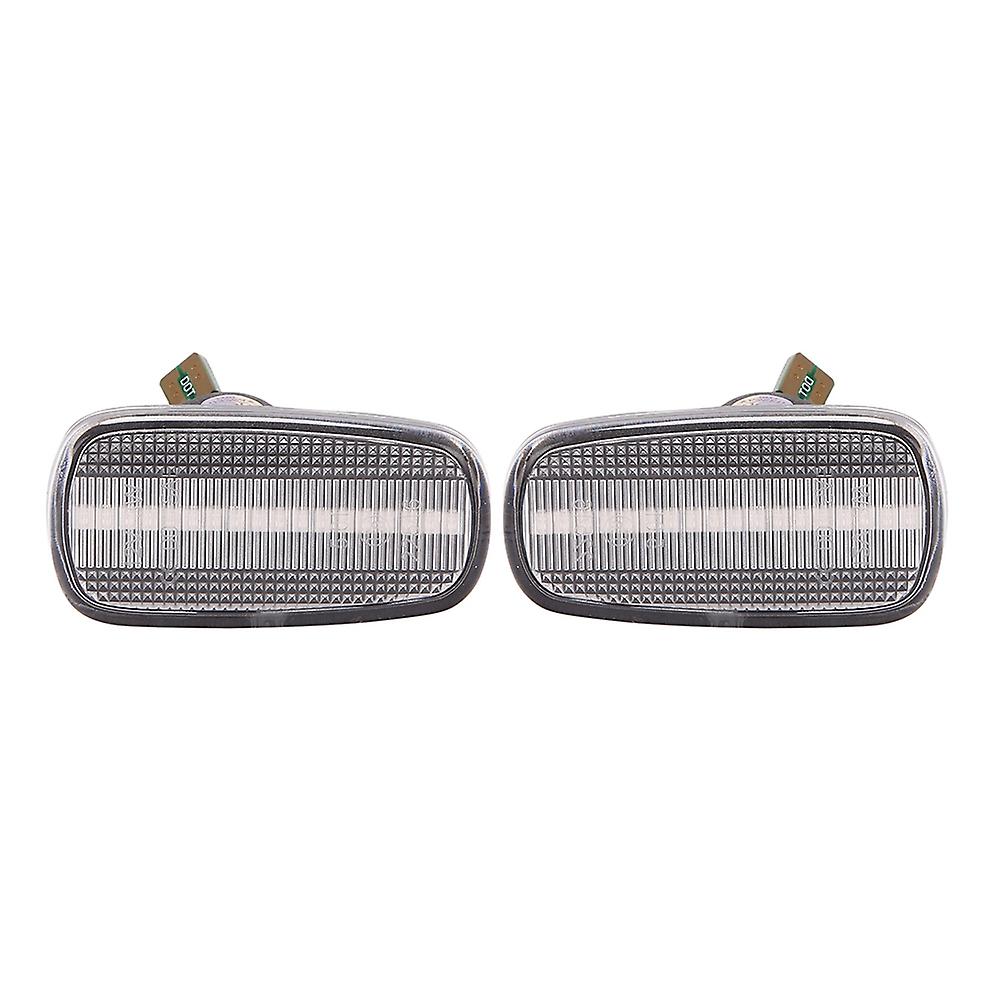 Car Dynamic Side Marker Light LED Turn Signal Light for IS200 300 LS430 Prius 1999-2005 Clear