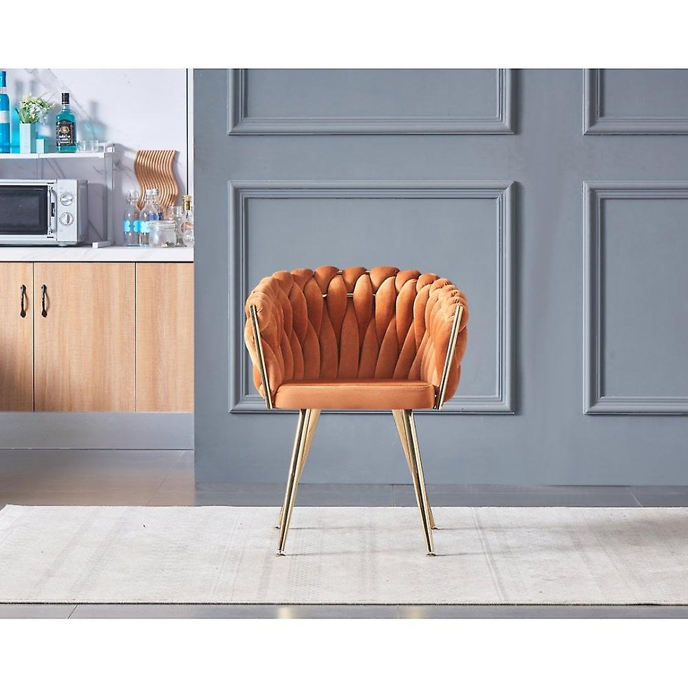 Rome Knot Dining Chair Woven Knot Detail - Single