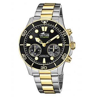Heren Connected Watch Lotus Watches L18801-2 - Stalen stalen armband