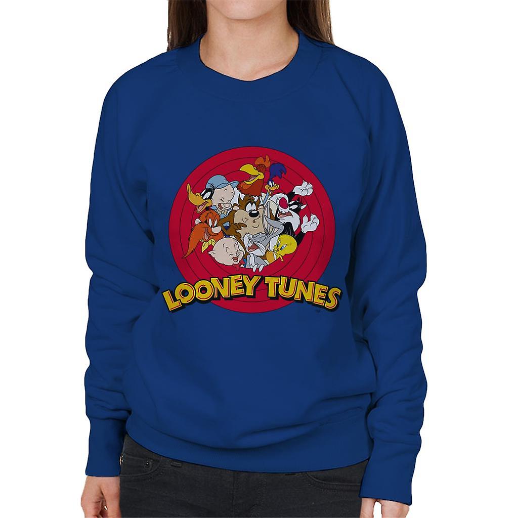 Looney Tunes Opening Scene Characters Women's Sweatshirt