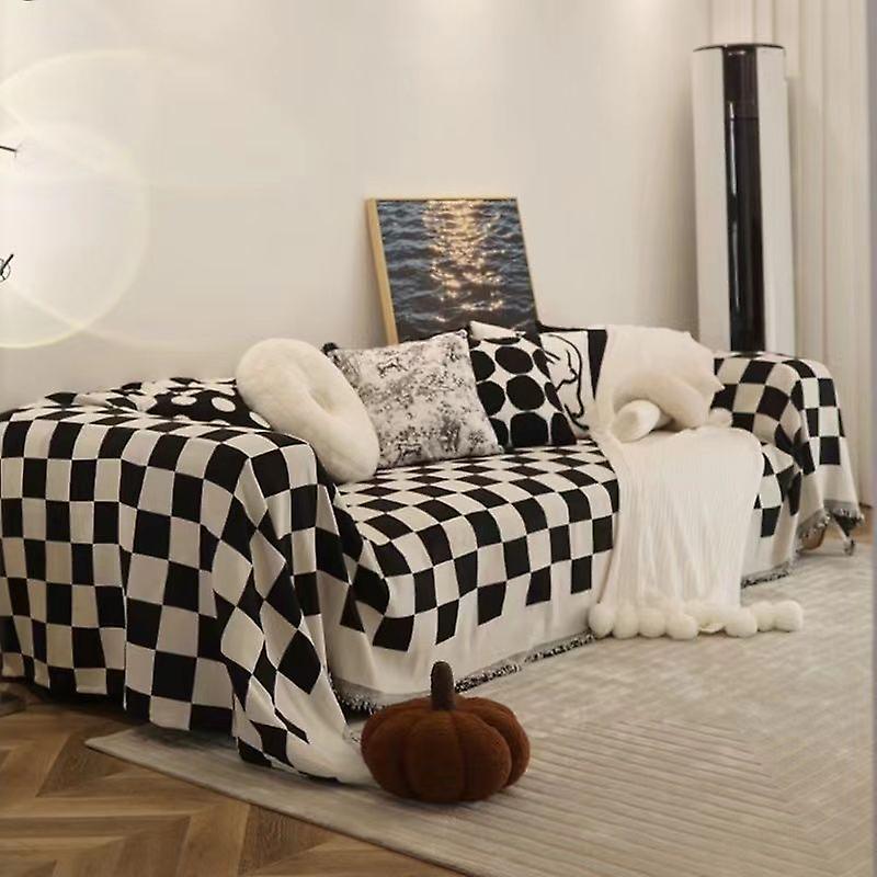 Jacquard Stretch Sofa Cover with Armrests Sofa Cover 180*130cm