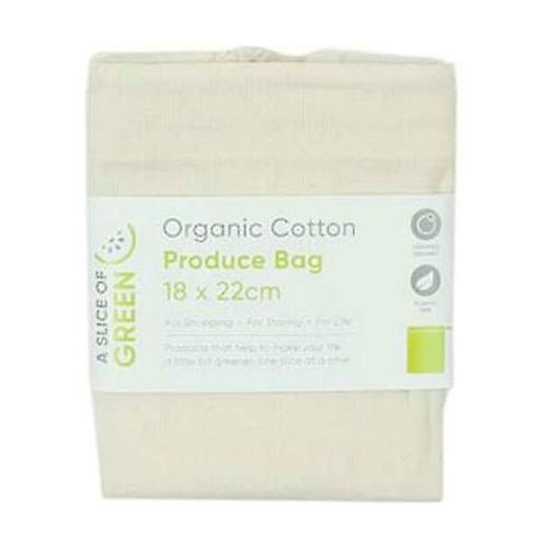 Small organic cotton bag 18x22 cm 1 unit