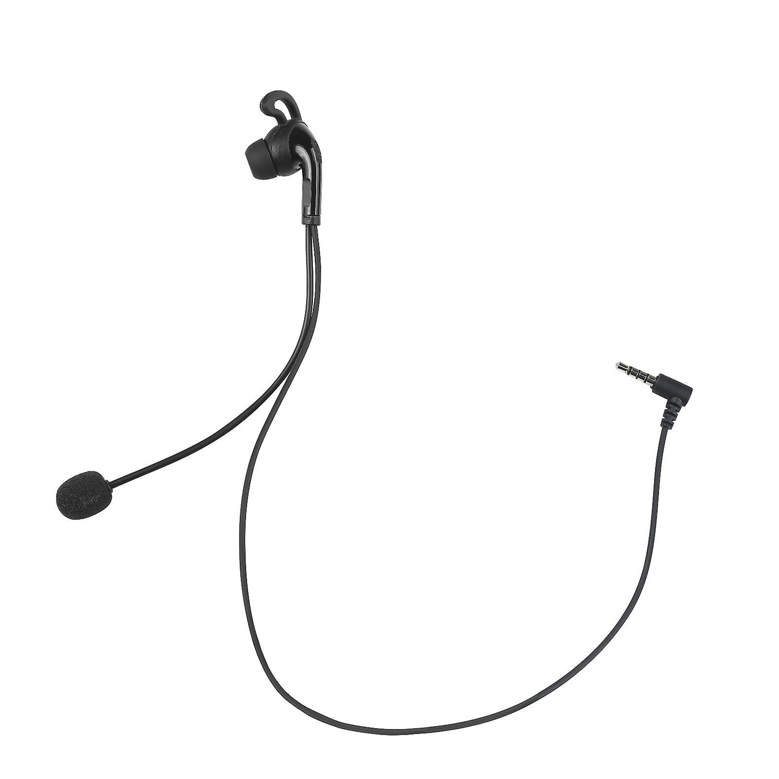 Referee Headset, In-Ear Hörlurar med Mikrofon Ersättning för V6 Pro/ V6C/ V4 Plus/ V4C Plus/