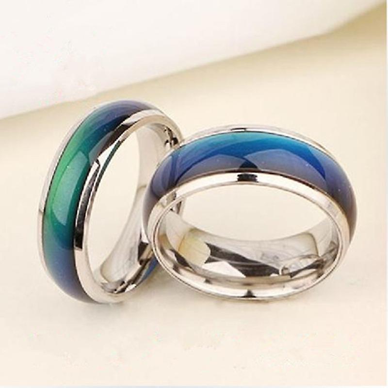10 PCS Color Change Emotion Feeling Ring