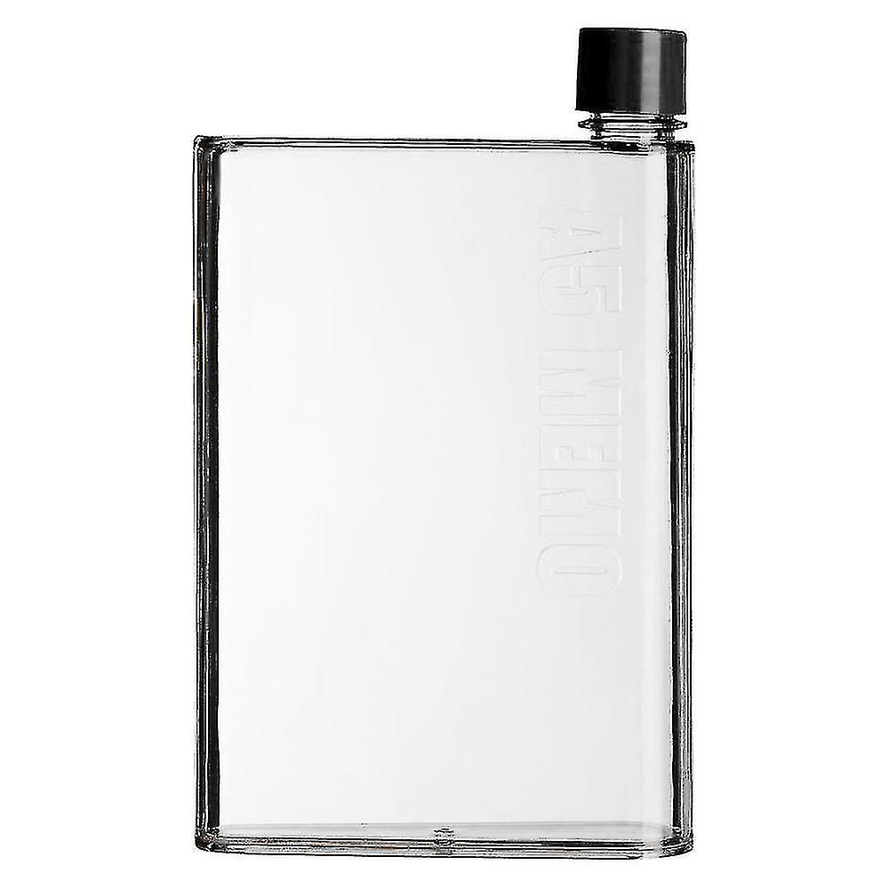 Flat Water Bottle A5 Memo Transparent