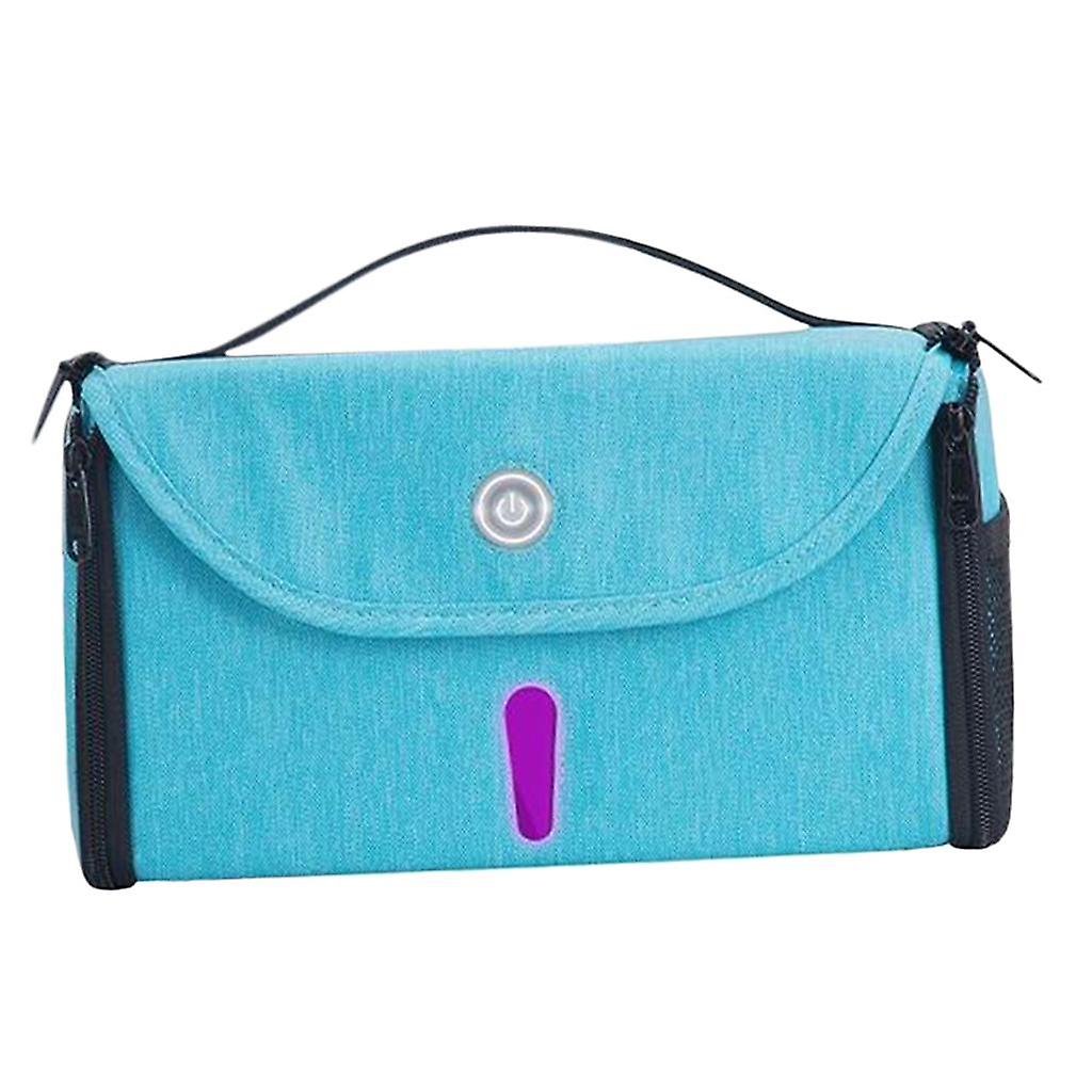 Protable UV Sterilizer Cabinet Box Sterlizing Bag Cleaner Sanitizer Blue