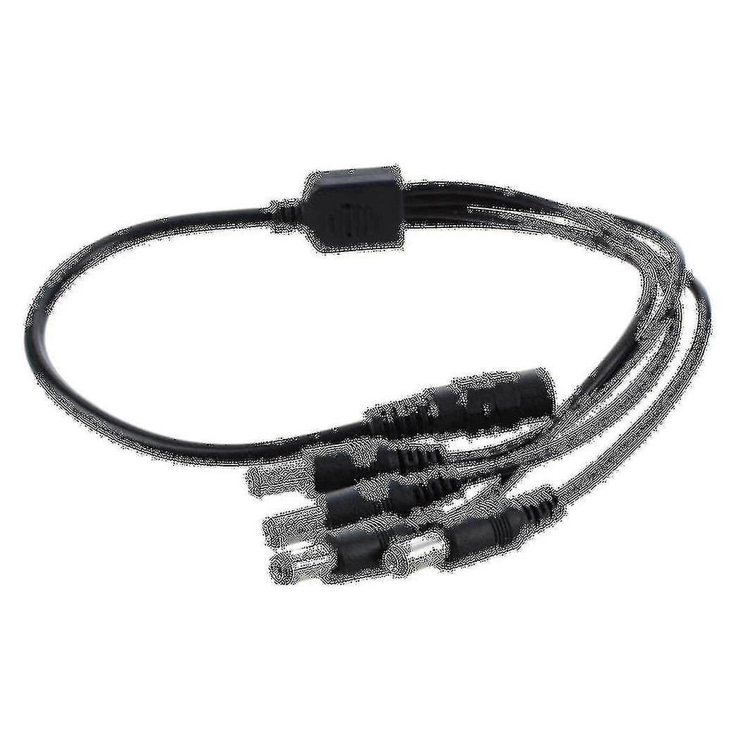 1 To 4 Dc Power 4-port Splitter Adapter Adaptor Cable Cctv Camera