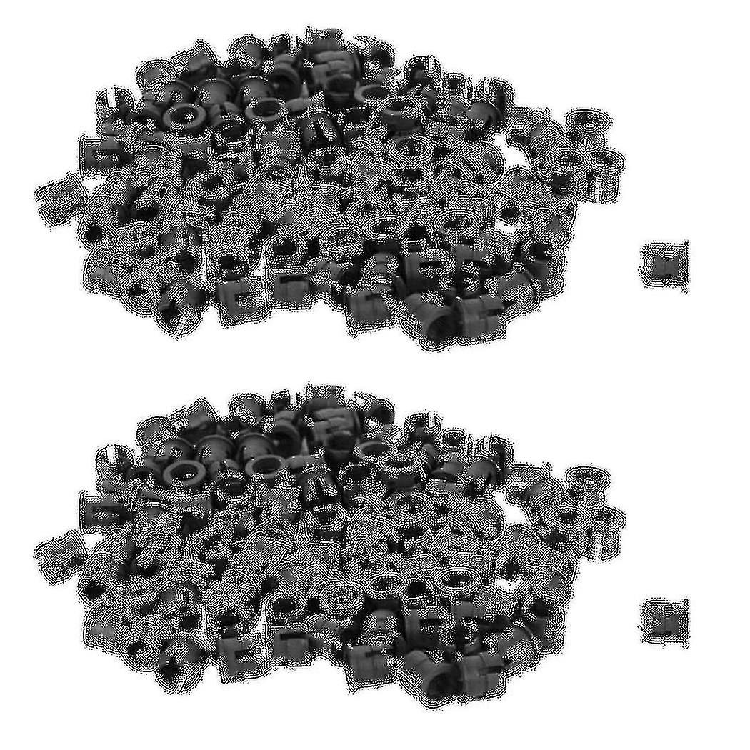 200 Pieces Black Plastic 5mm Led Clip Holder Display Panel Mount Cases