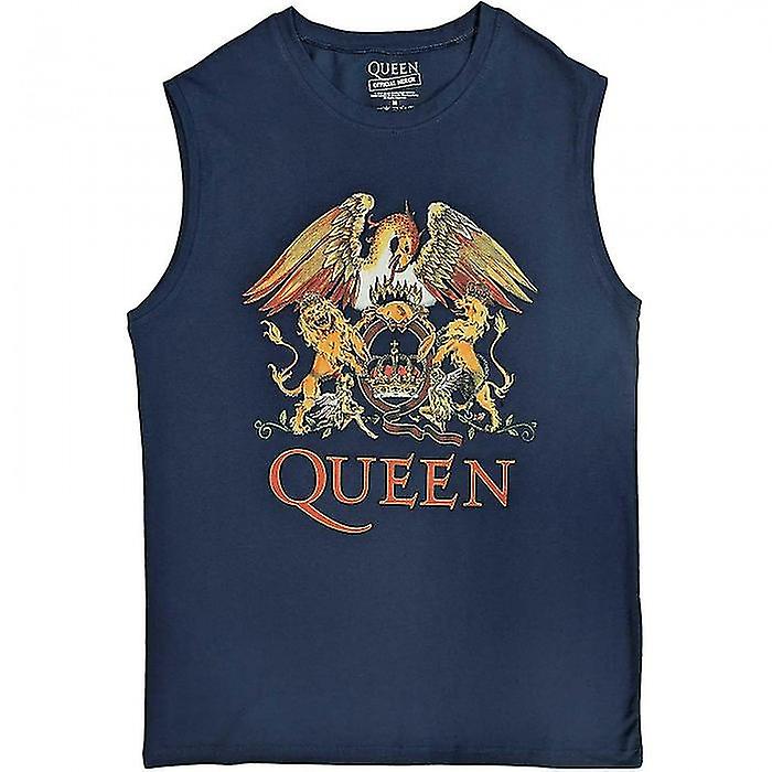 Queen Unisex Vuxen Classic Crest Bomullslinne