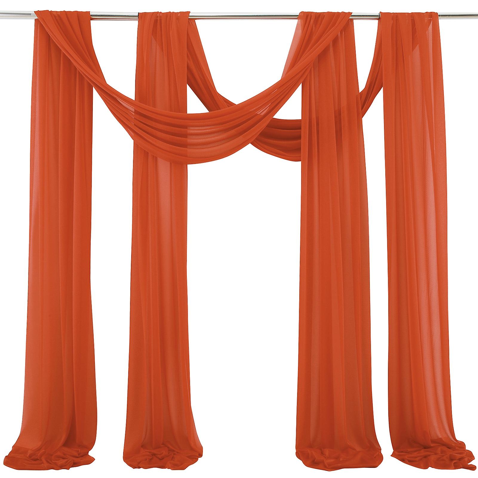 Chiffon Fabric Drapes for Wedding Arch Decor and Ceremony Backdrop