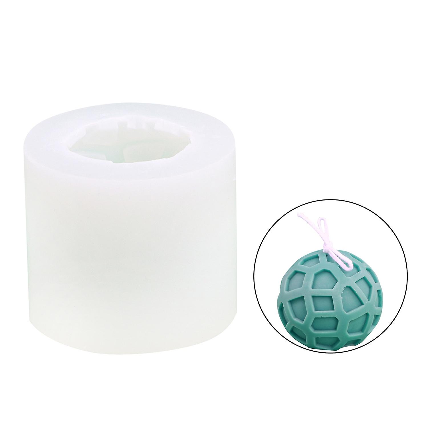 Candle Mold Non Stick Anti-deformed Reusable DIY Silicone Happy Easter Geometric Egg Shape Soap Craf