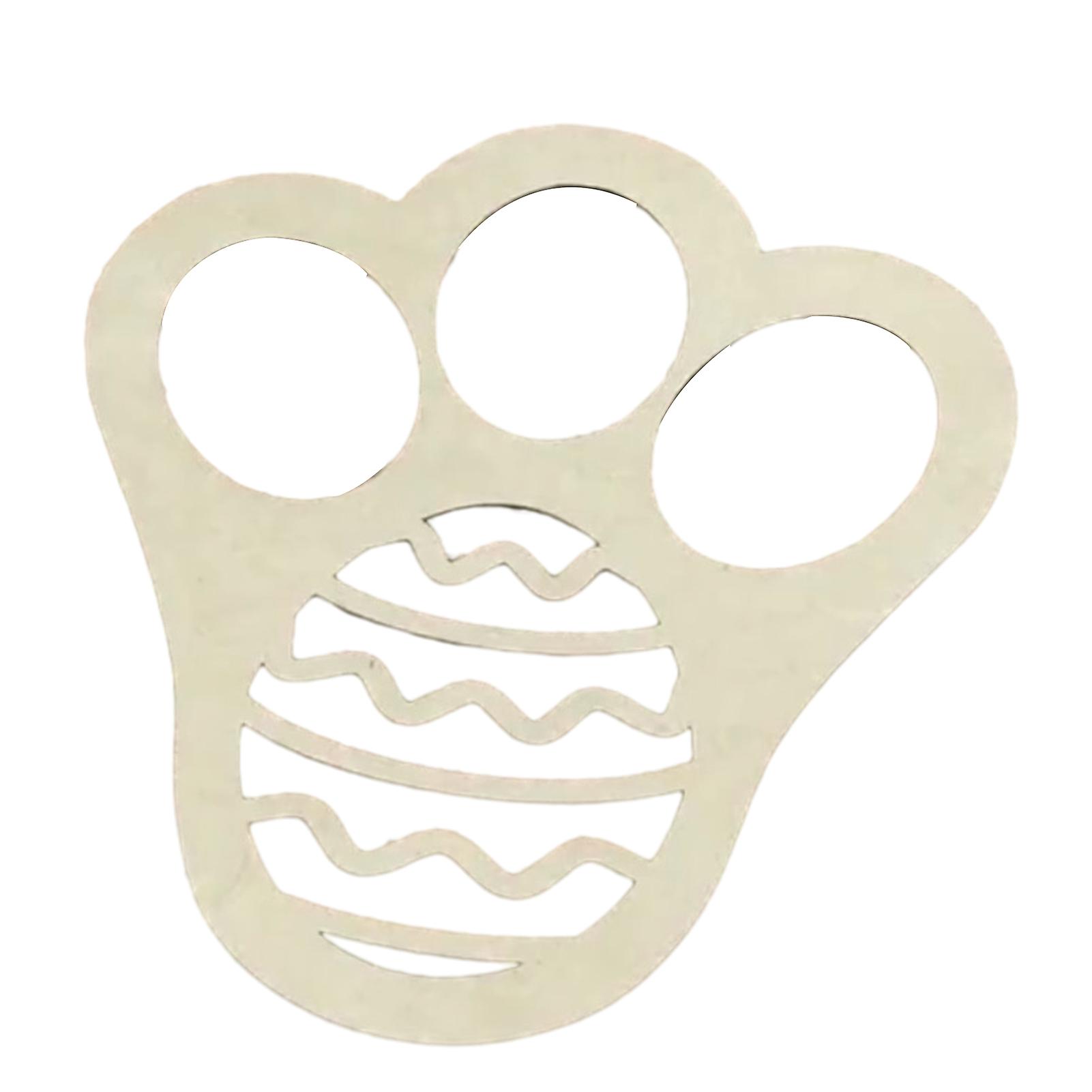 Unique Bunny Footprints Template Personalized Rabbits Claw Spray Template for Festival Gift