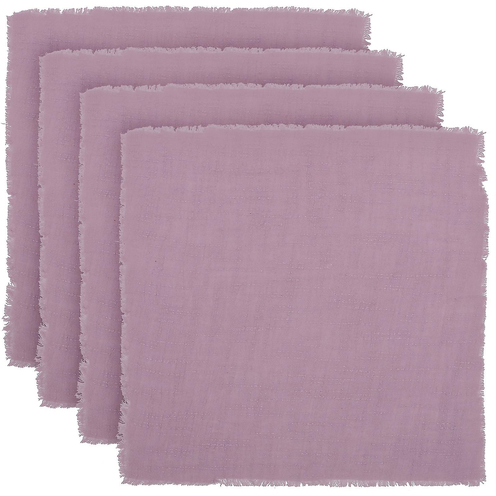 4 pz Cotone Lino Cena Tovaglioli Tovaglioli Quadrati Ristorante Occidentale Tovaglioli Tovaglioli Da Cucina Interna