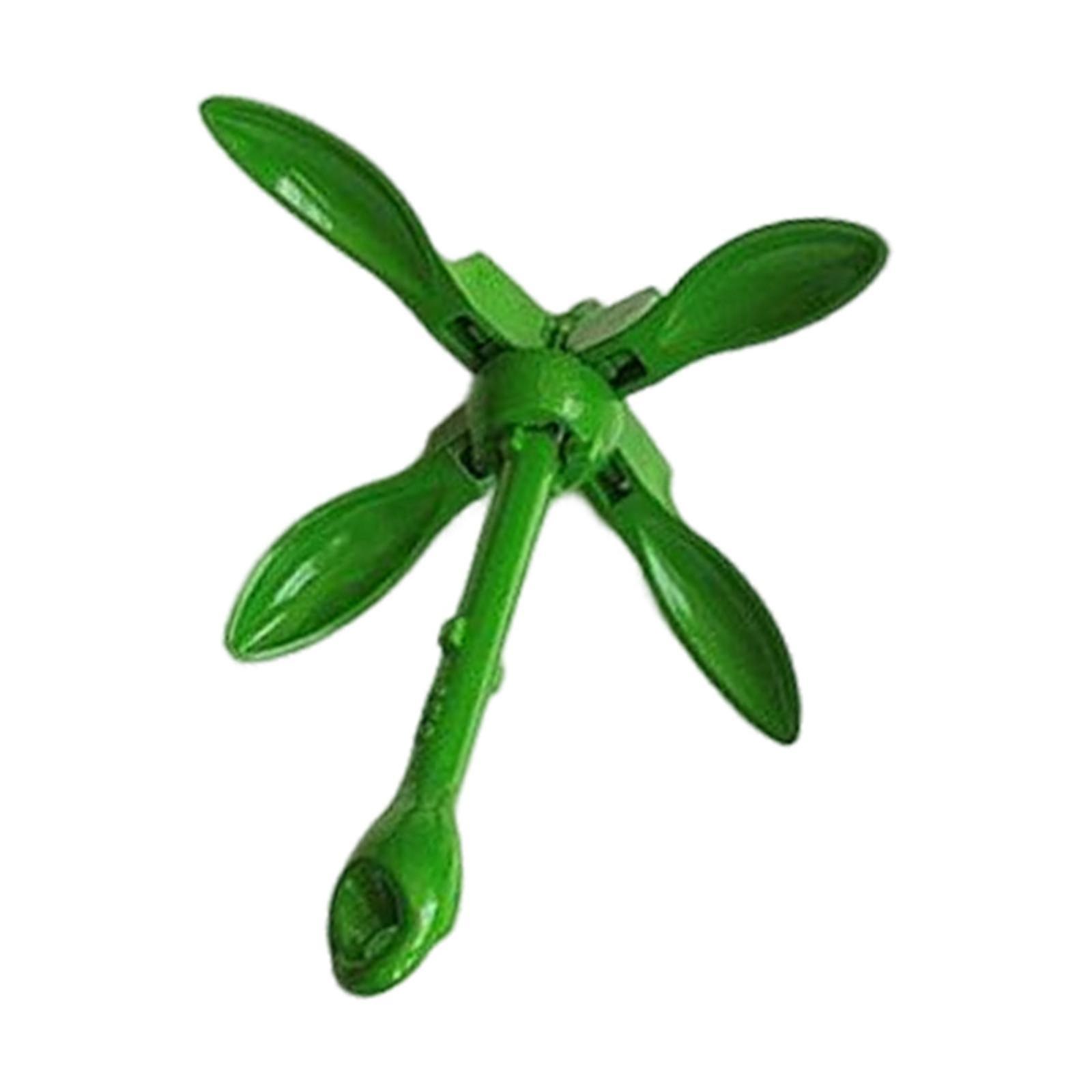 Universal Folding Grapnel Anchor Fishing Accessories Fit for Canoe Sailboat Red