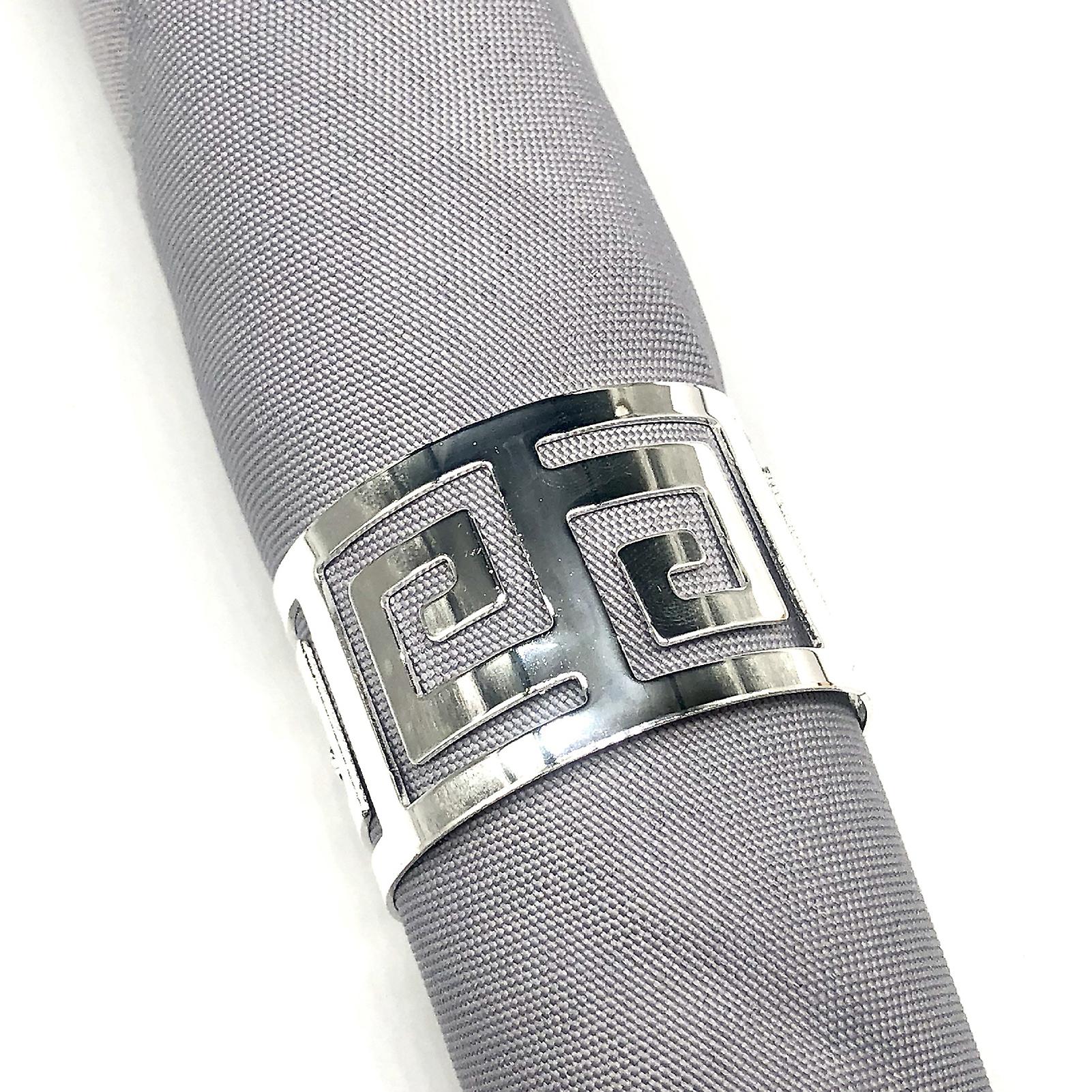 Cool Hollow Napkin Rings 7-Piece Kit Fashion Table Settings Decor for Holiday Festival Parties