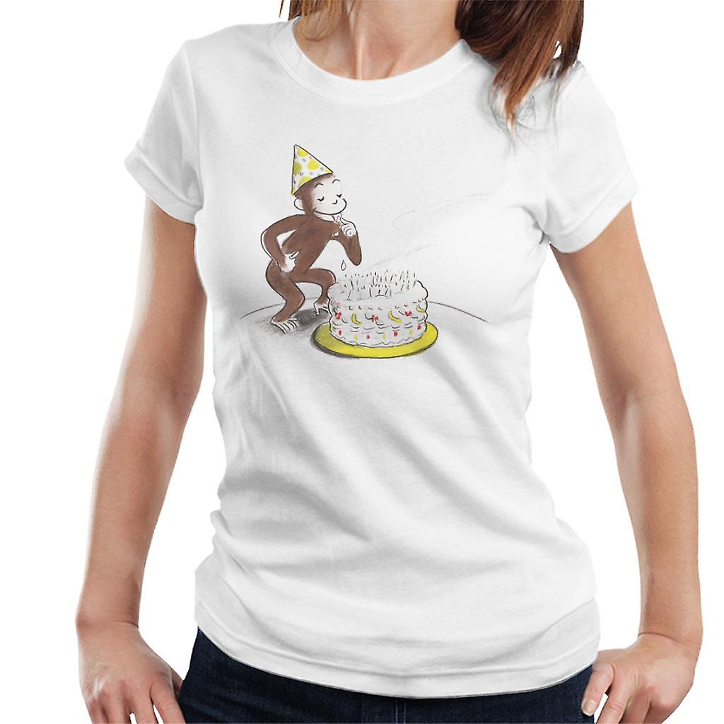 Curious George Eating Birthday Cake Women's T-Shirt | Fruugo US Curious George Eating Birthday Cake Women's T-Shirt | Fruugo US