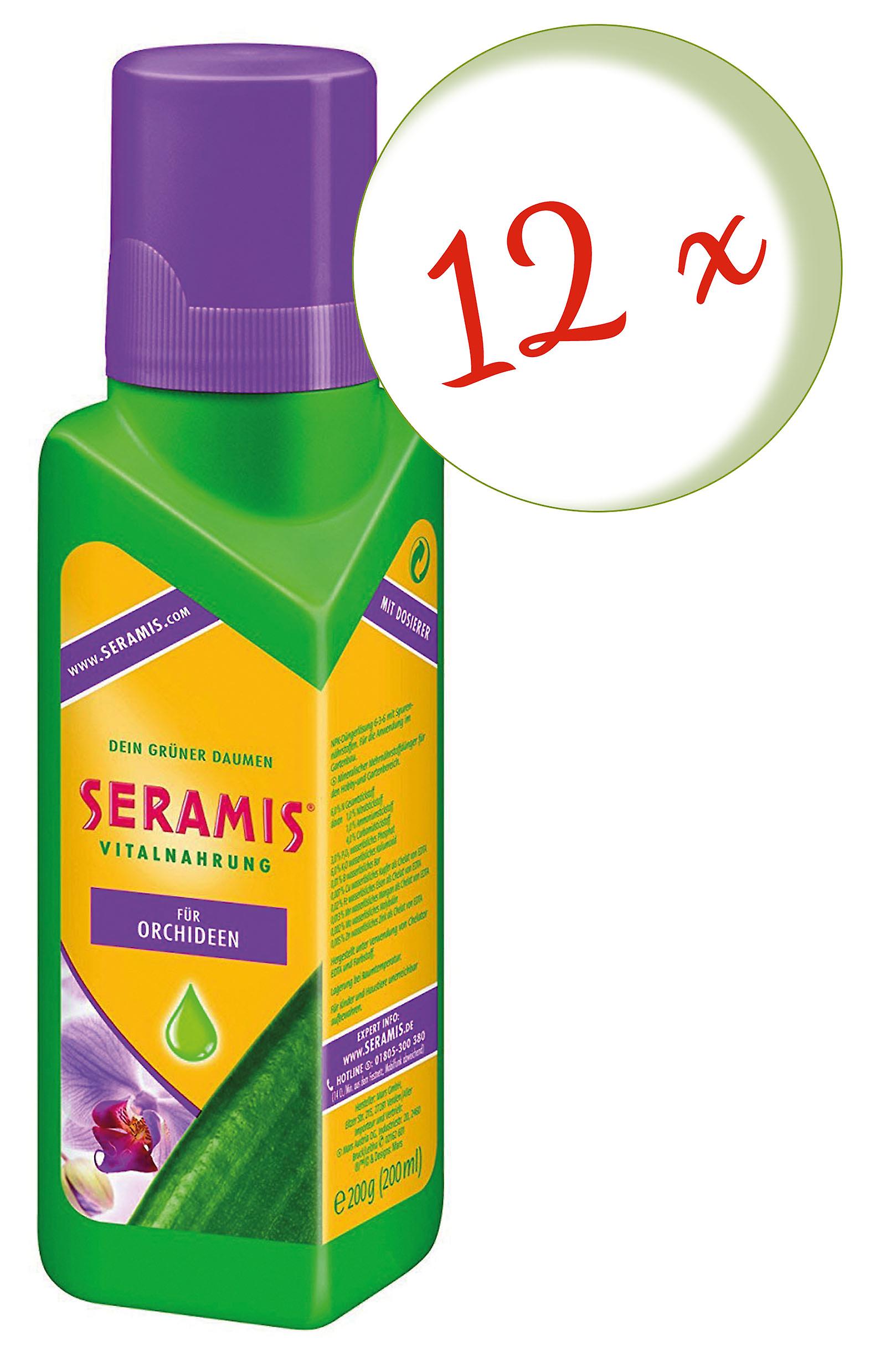 12 x SERAMIS® alimento vitale per orchidee, 200 ml