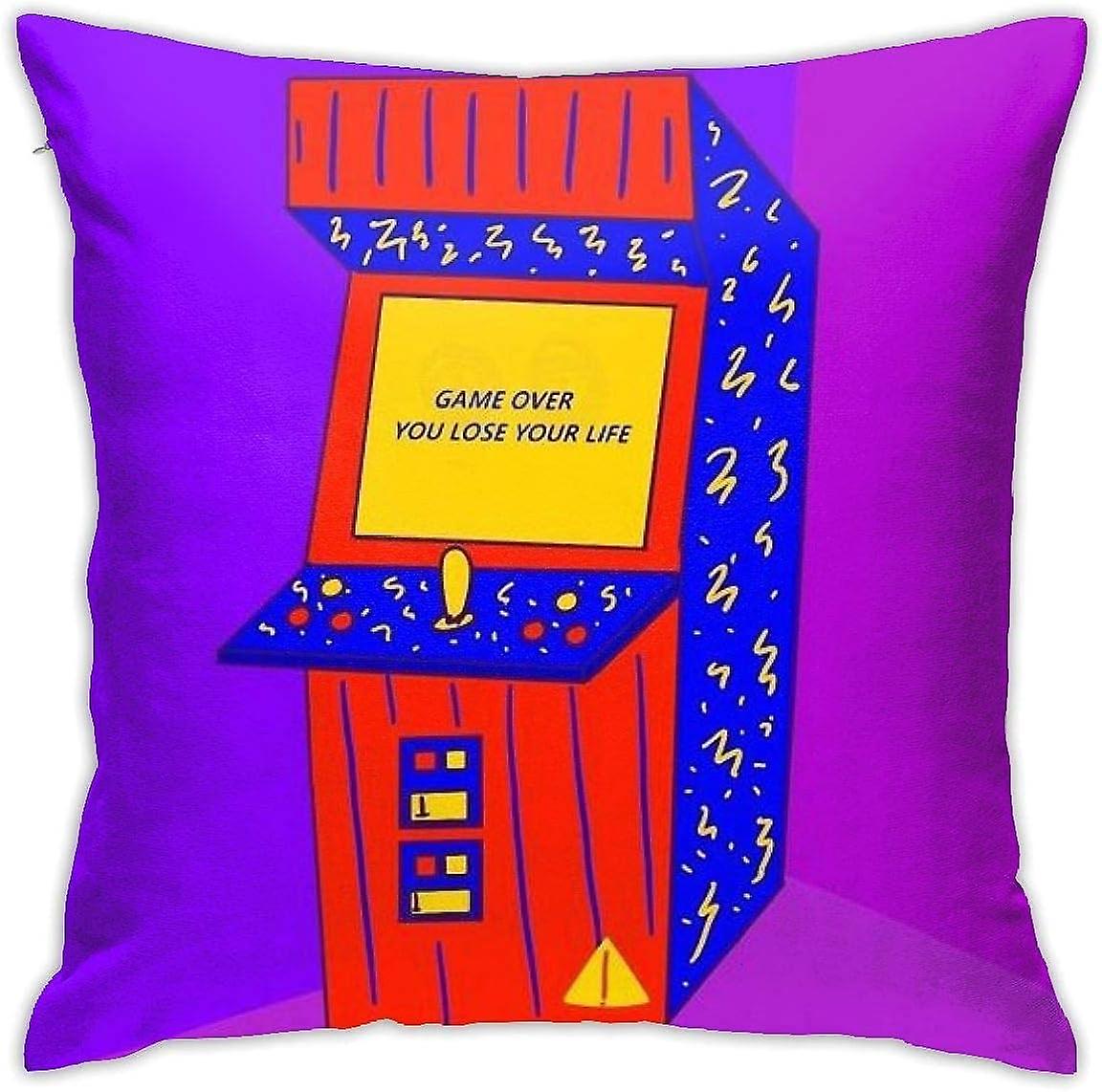 Uh Oh Square Pillowcase Case Throw Pillowcase 18"x18"