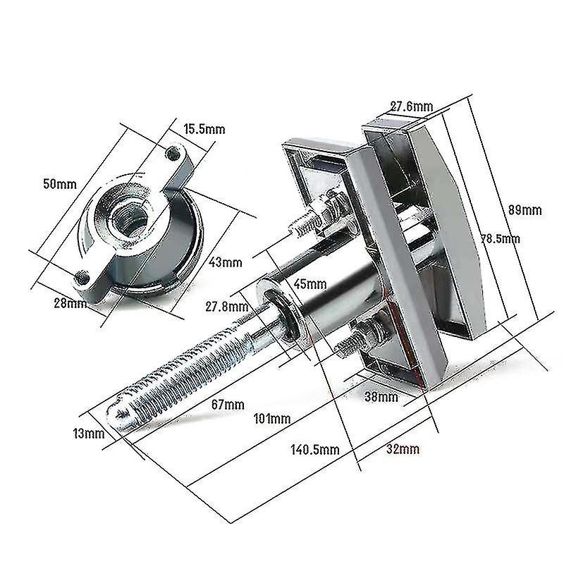 Zinc Alloy Universal Size Key Vending Machine Cylinder Lock Tubular Key Industrial Cabinet Lock Core With 3 Keys
