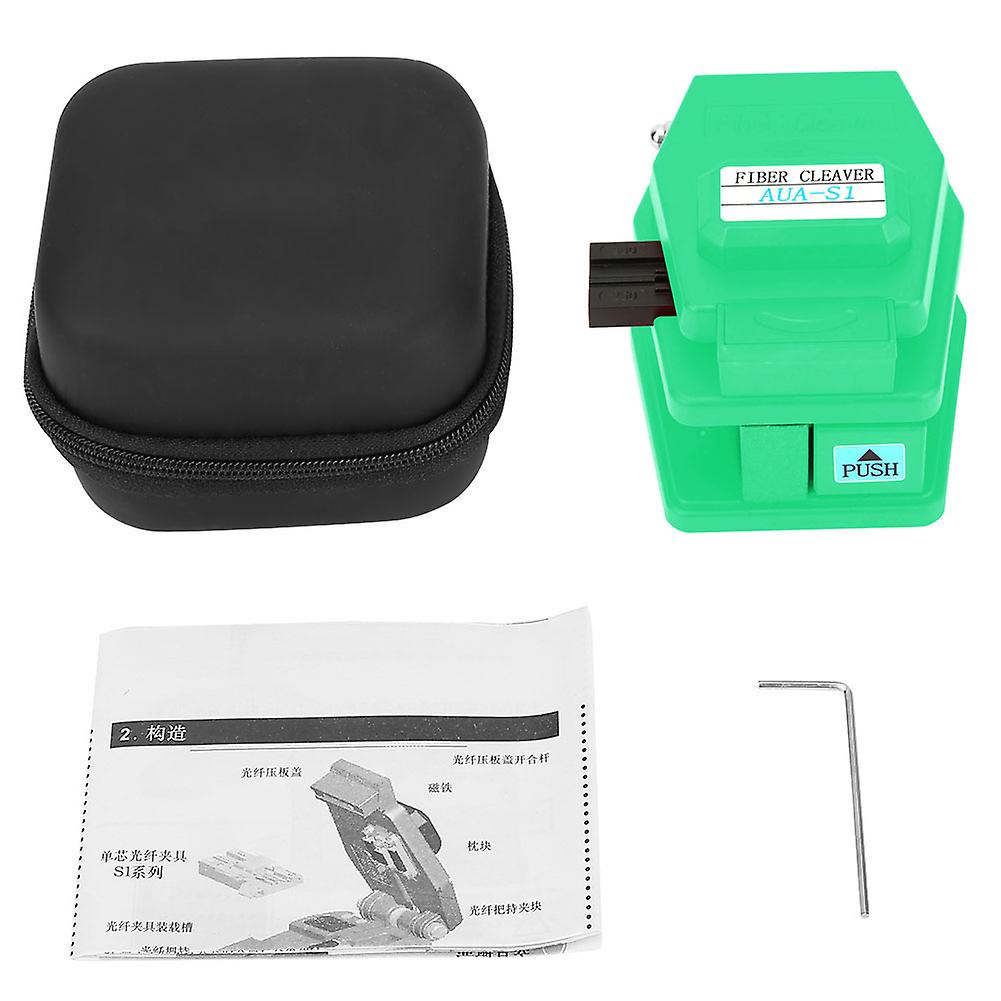 High Precision Fiber Optic Cleaver Optical Fiber Wire Cable Cutting Tool with Baggreen