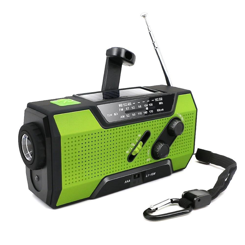 Solar Powered manivela portabil Radio