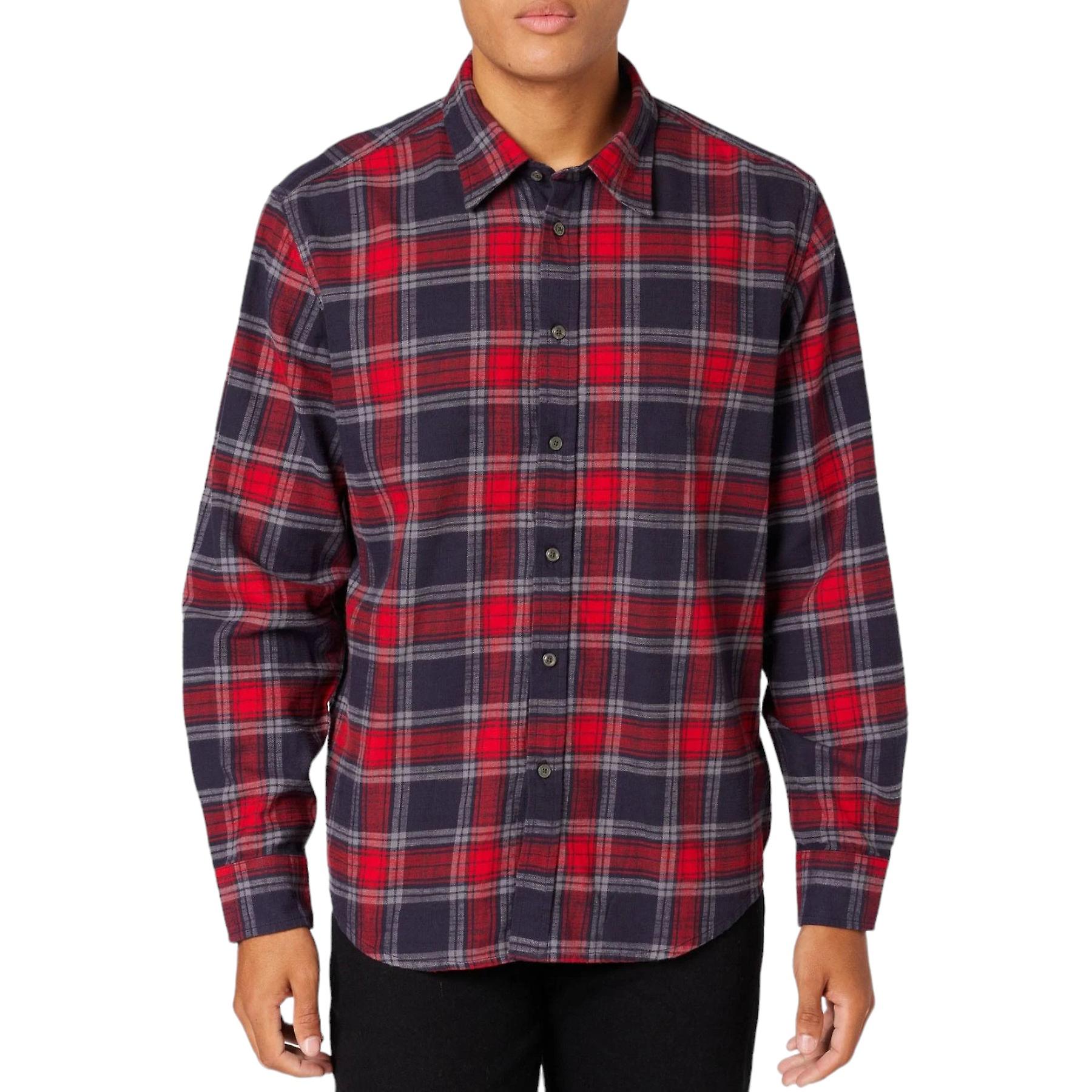 Diesel S-umbe-check-nw Mens Shirts Long Sleeve Check Pattern Casual Summer Top