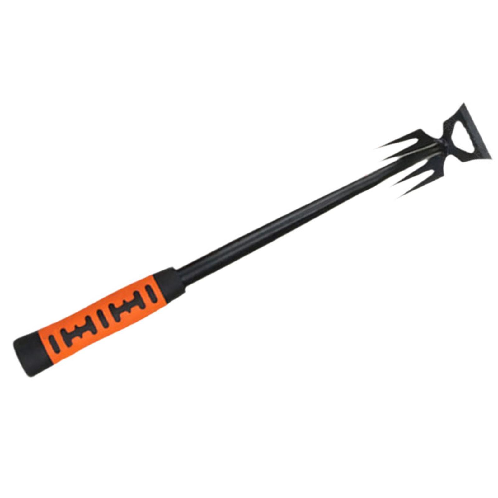 Manual Weeder Tool Heavy Duty Weeds Remover for Agricultural Digging Backyard 5  Claw Yellow