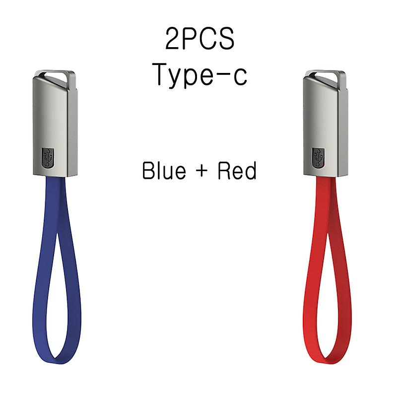 Innovative Zinc Alloy Portable Key Chain Data Cable Usb To Type-c Charge Connection Cord Line For Xiaomi Huawei Samsung Txtb1