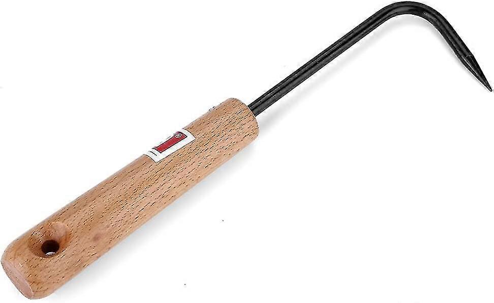 بونساي هوك قوي المنغنيز الصلب البستنة هوك مقبض بونساي الجذر هوك مع أدوات قطع مقبض خشبي مريحة