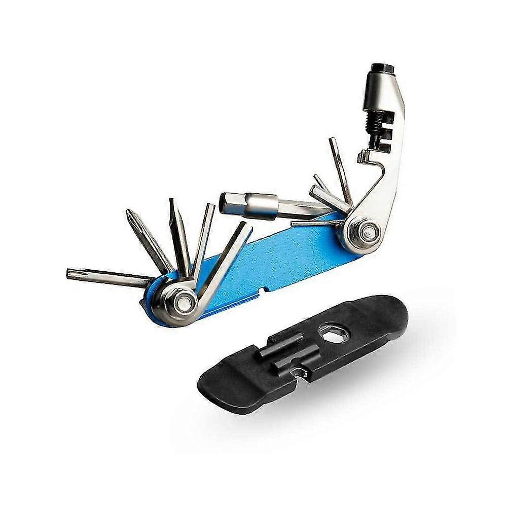 Bluemulti-tool Pocket Multi-tool X In 1 Multitools Multi-tool Portable Multi-tool Stainless Steel Bicycle Tool Kit