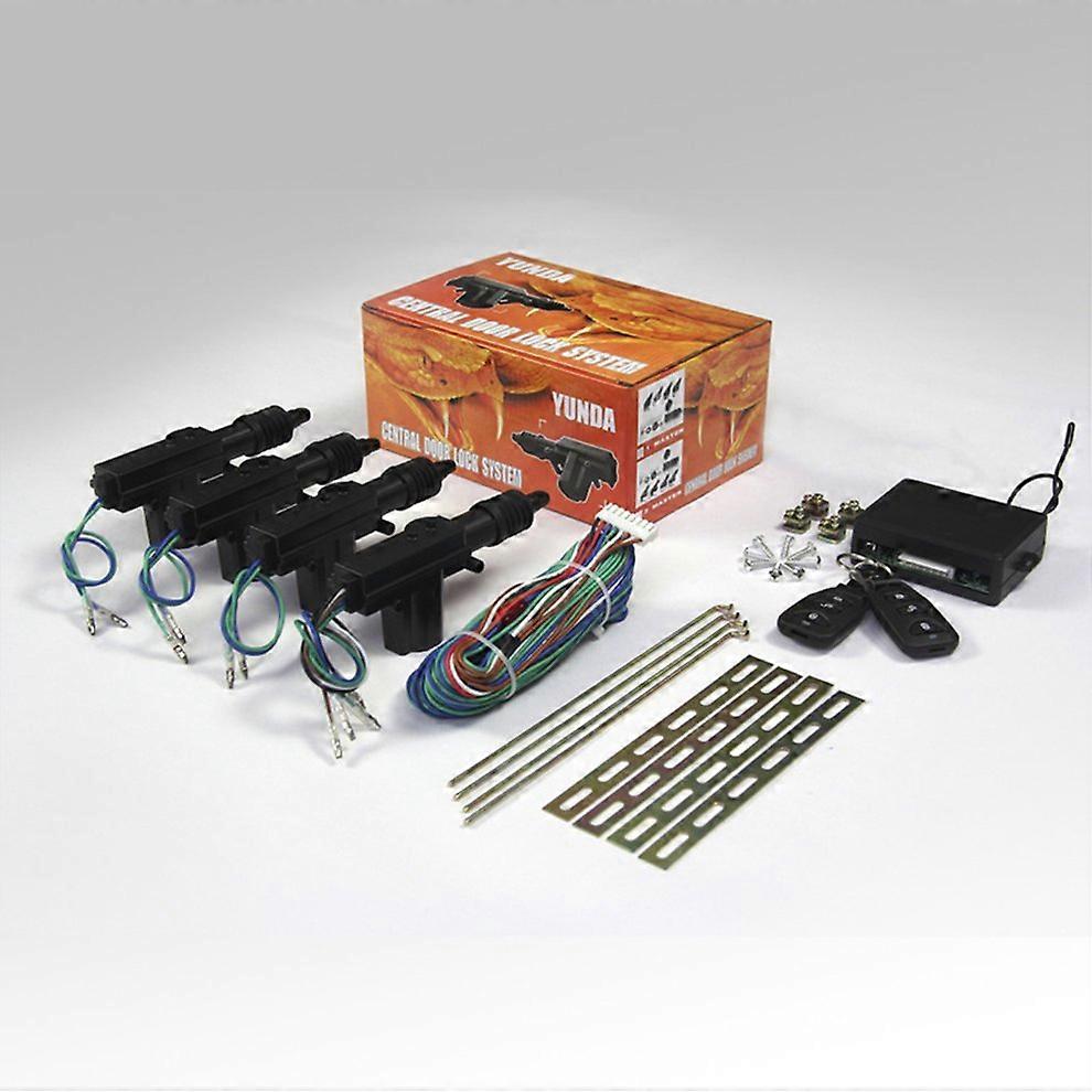 Universal  Car Key Systems Key blade Door Lock less Entry System Remote Central Control Locking Kit with Trunk Release Button