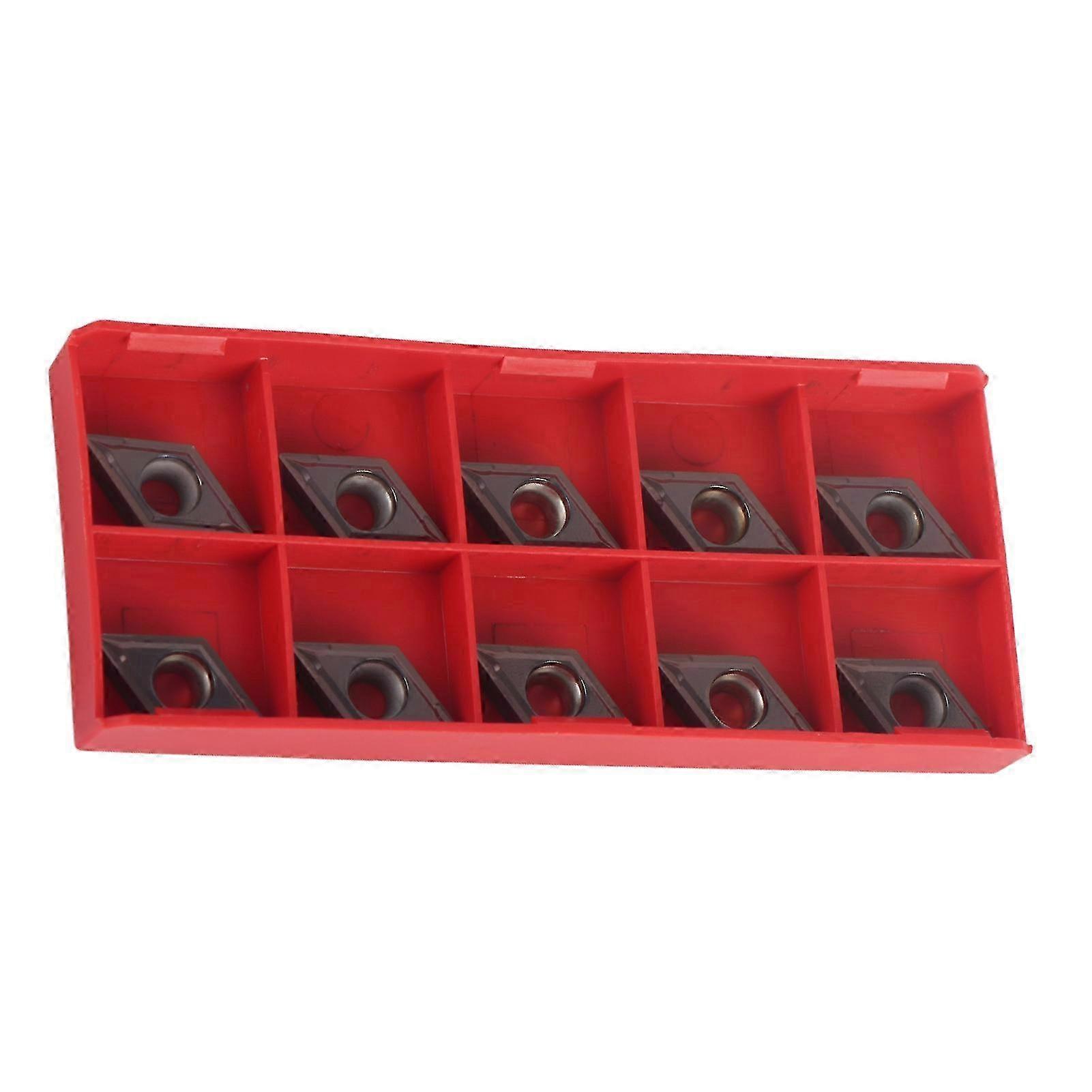 10Pcs/set CNC Carbide Tips Inserts Blade Cutter Lathe Turning Tool with Box