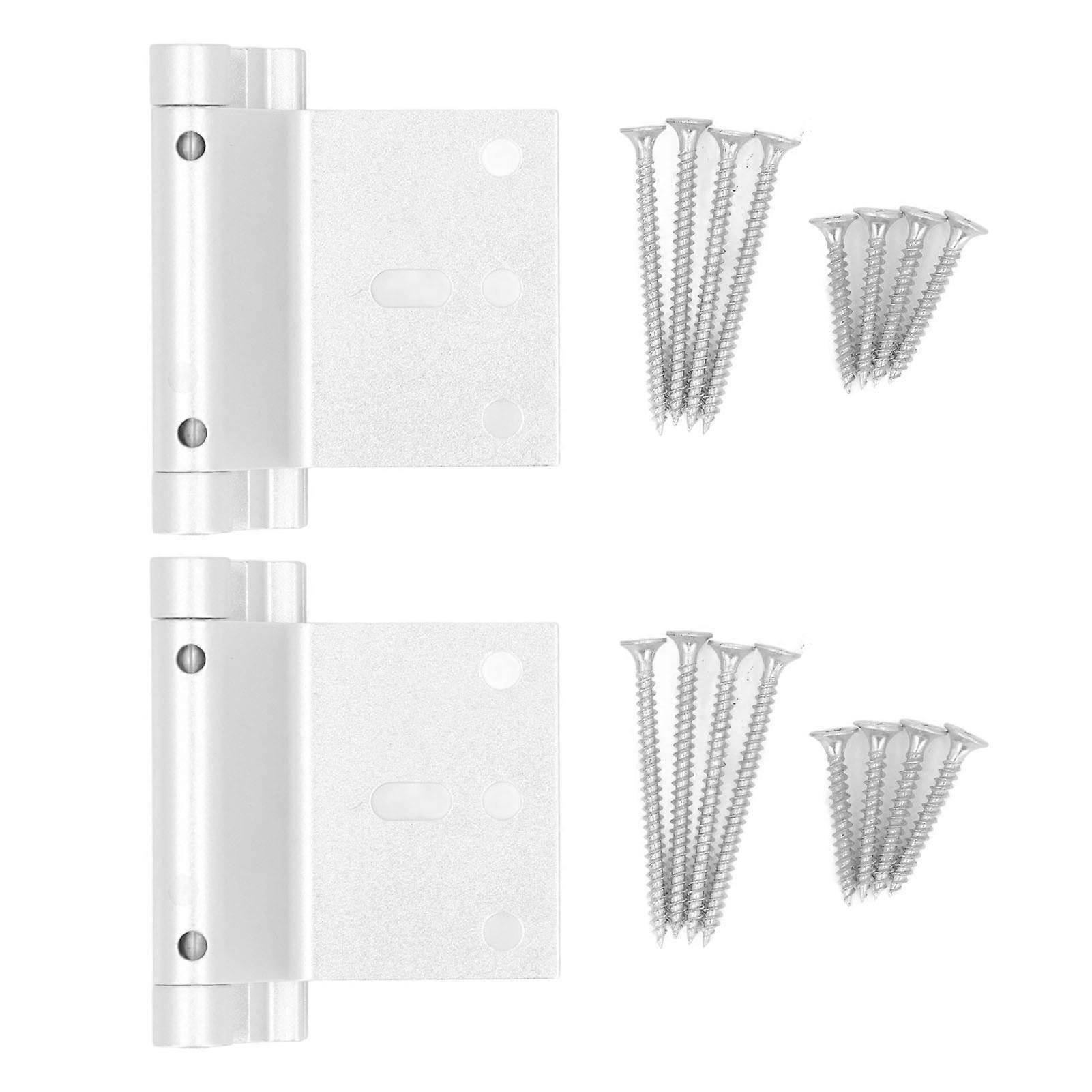 2Pcs Door Security Lock Withstand 800lbs Spring Loaded proof Reinforcement Lock with Screws