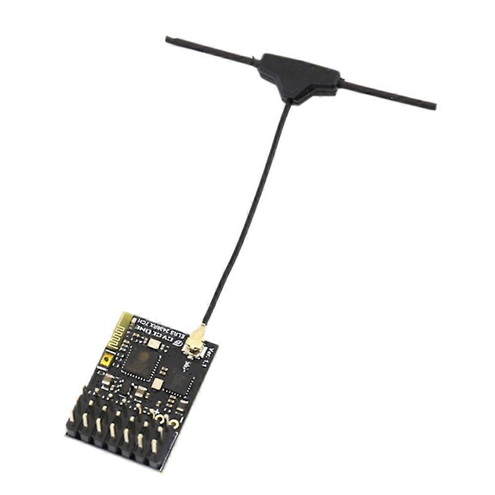 ELRS 2.4G Empfänger PWM 7CH FPV Empfänger mit T-Typ-Antenne für RC FPV Long Range Racing Drone Quadcopter