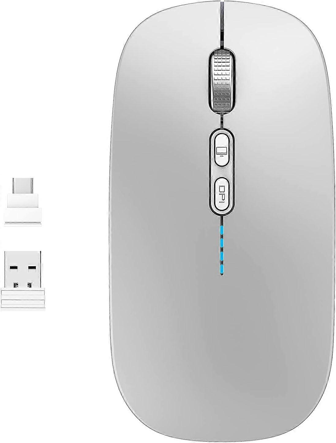 Charging 2.4G Ultra-thin Silent Wireless Optical Mouse, Portable Mobile Wir