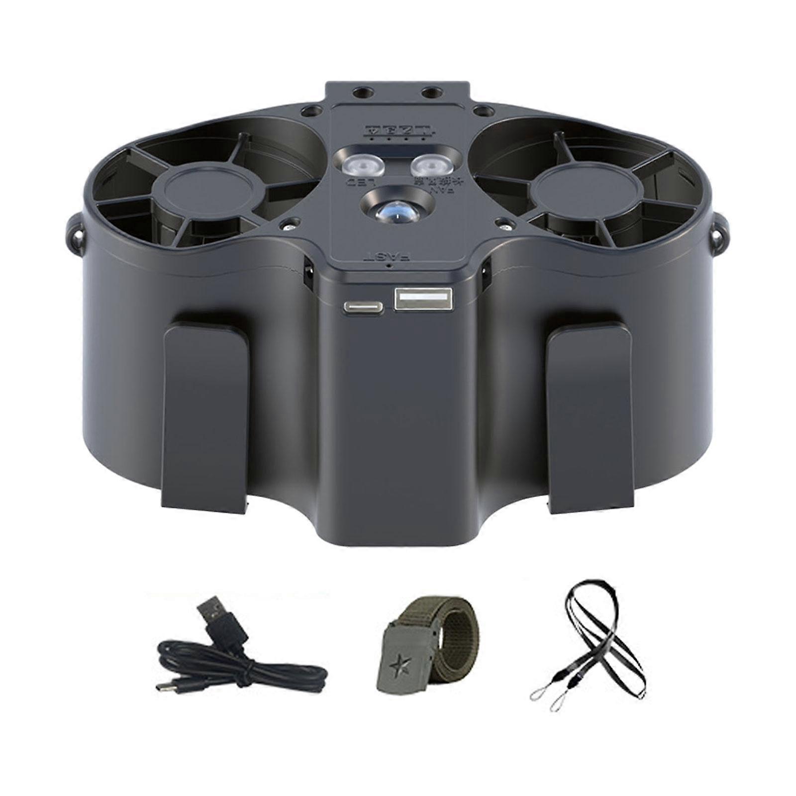 Waist Clip Fan Mini Ventilatore da collo appeso per attività all'aperto Mountaineering Farm Tipo A