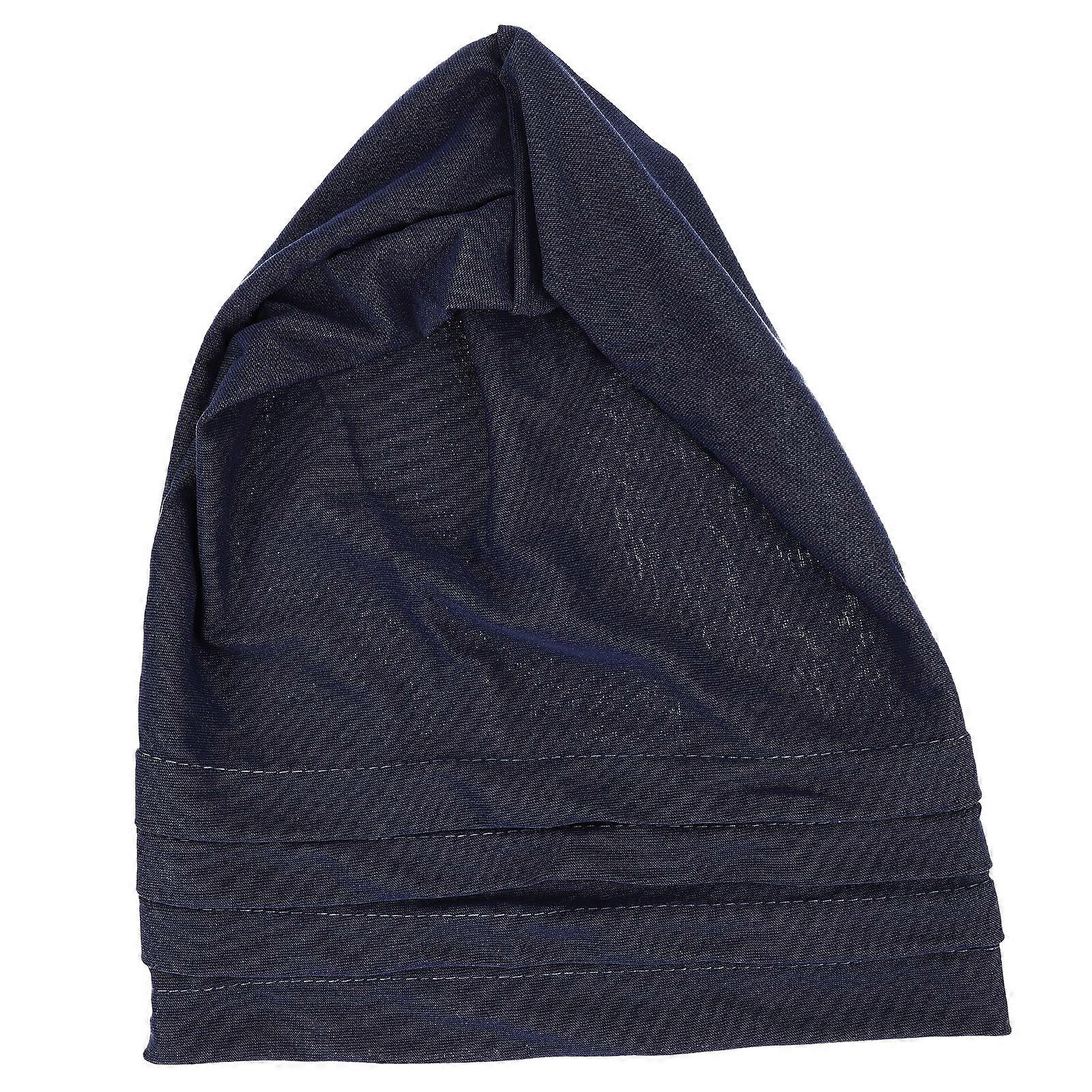 Cotton and Linen Sleeping Cap Sleeping Hat Elastic Nightcap Comfortable Bonnet Sleeping Hat