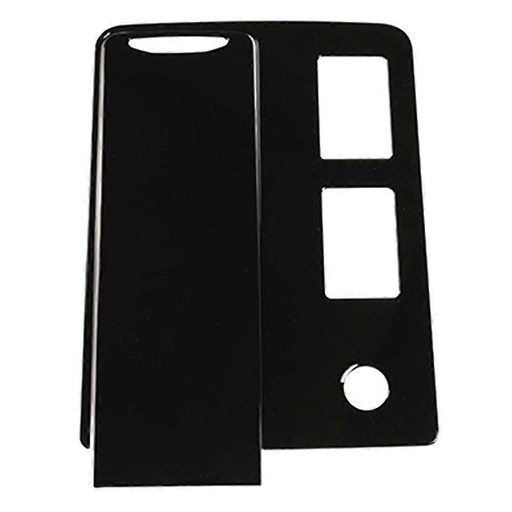 Central Control Gearbox Panel Frame Gear Position Panel Black