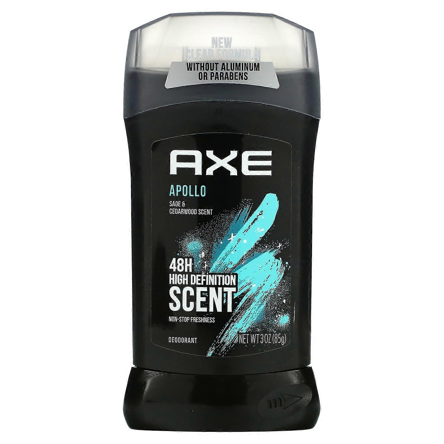Axe, Apollo, Deodorant, Sage & Cedarwood Scent, 3 oz (85 g)