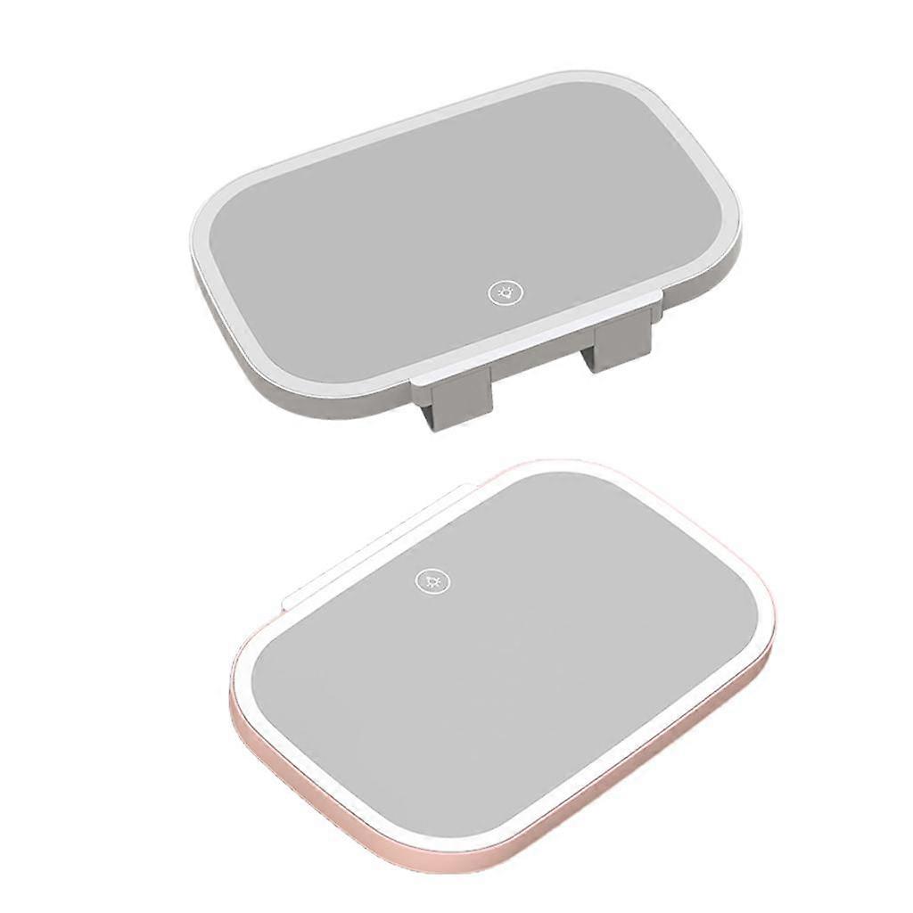 Courtesy mirror with LED lights, with 7.8 inch touch screen, with three -speed gradation, for unisex adult men