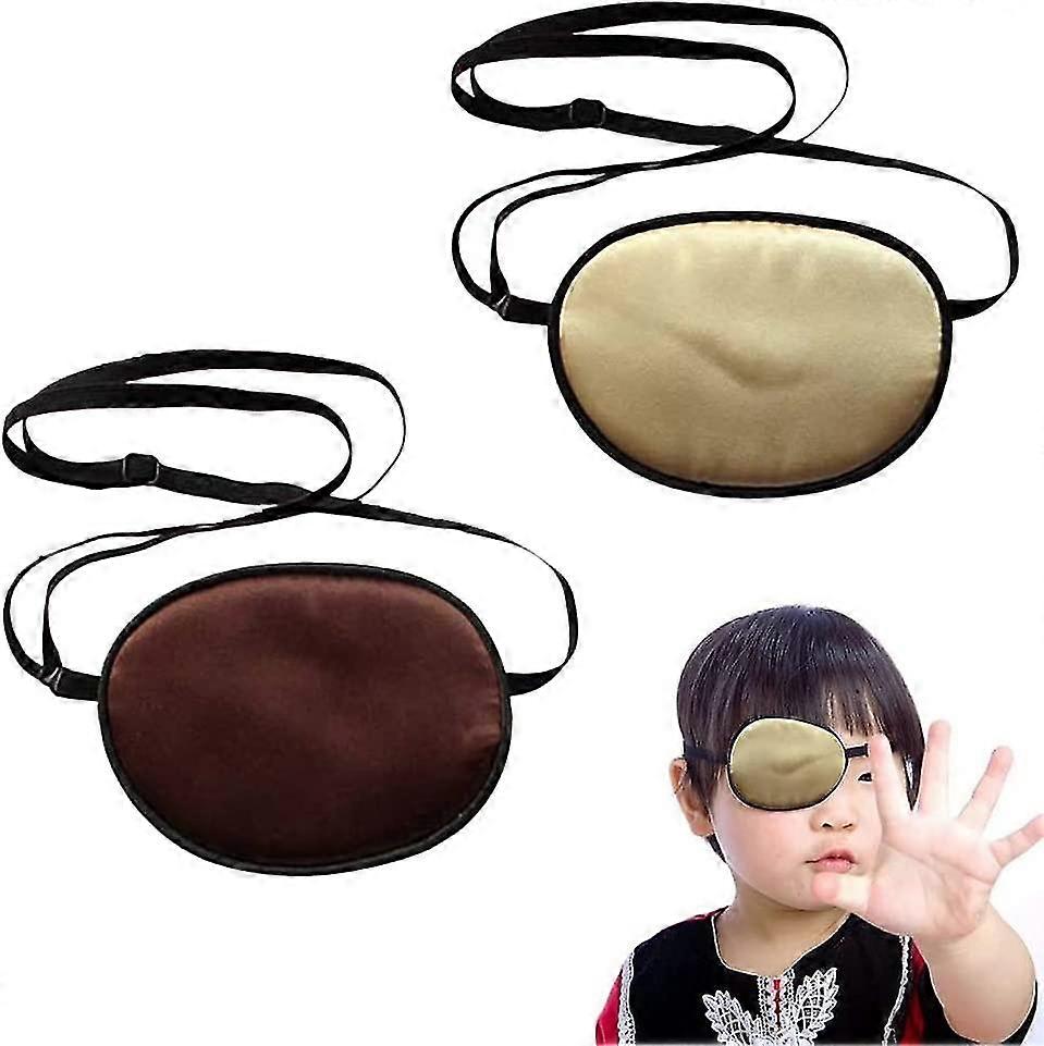 2 Pieces Eye Patch Single, Comfortable Eyepatch, Adjustable Eye Patches, Patch Crday Gift