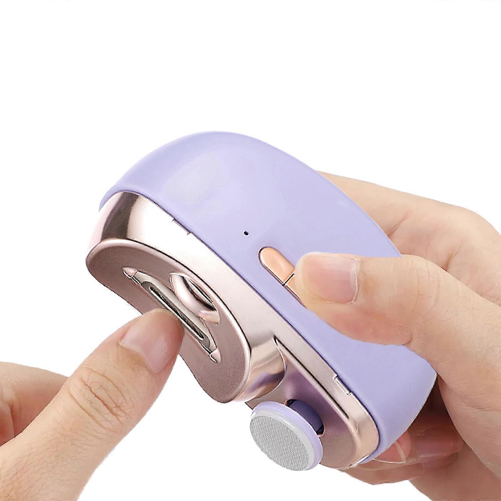 NEU 2 in 1 Automatischer Nagelknipser, Elektrischer Nagelknipser, USB wiederaufladbar